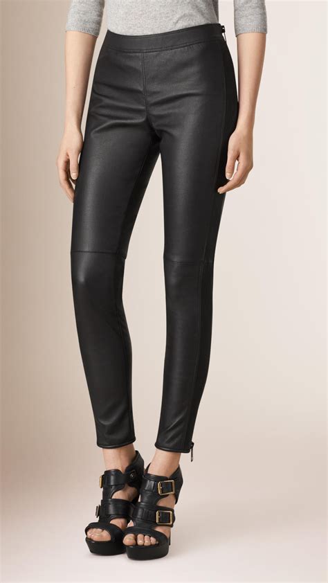 burberry leggings black